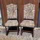 Colonial armchair in solid wood and weaving