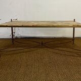 Coffee table in stone marquetry