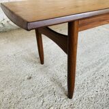 Vintage Danish teak coffee table, circa 1960's