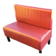Vintage red bistro bench
