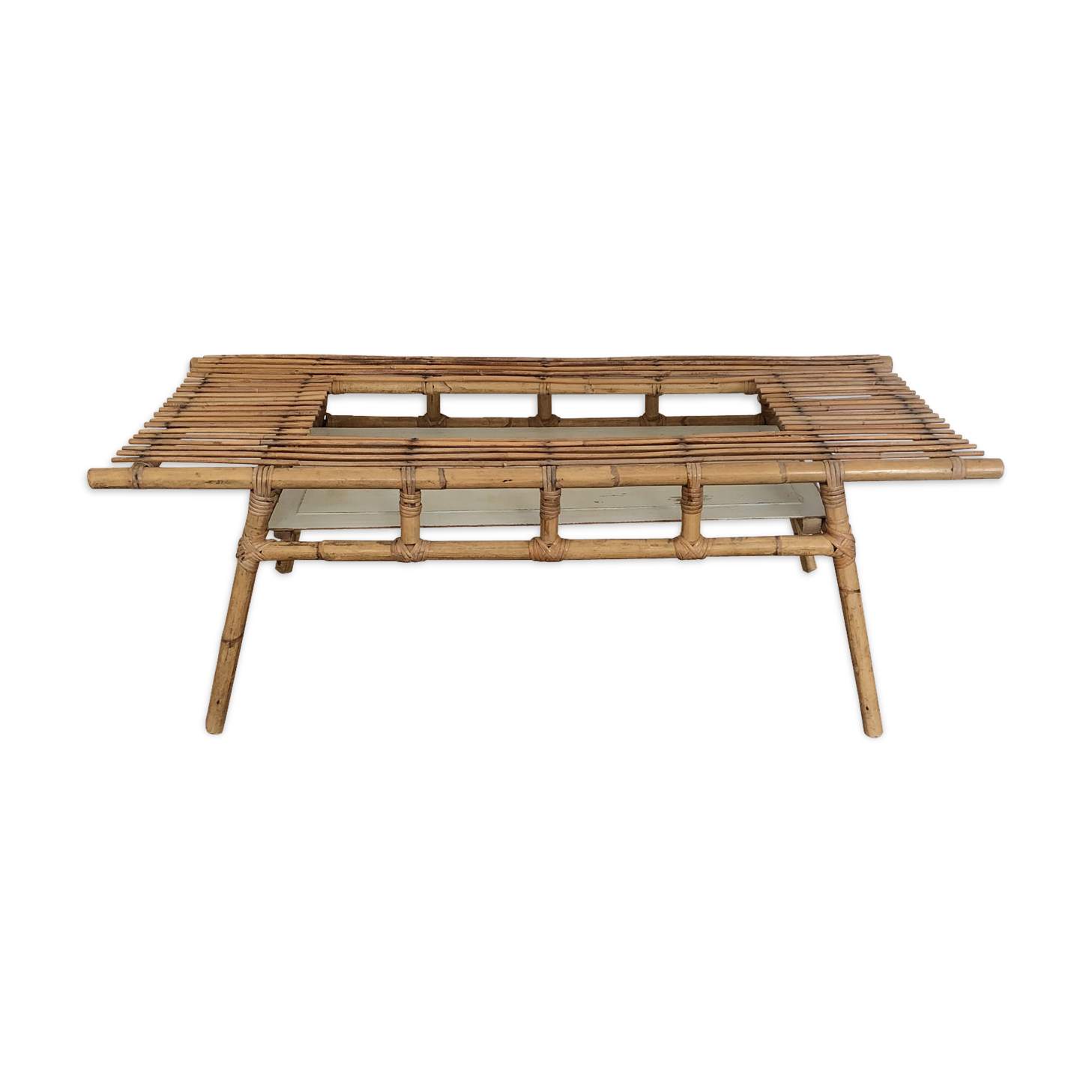 Coffee table rattan, 1950