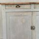 Parisian sideboard with blue-grey patina