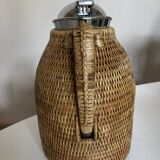 Thermos carafe covered in wickerdesign Ola Olson for Xtra 1980