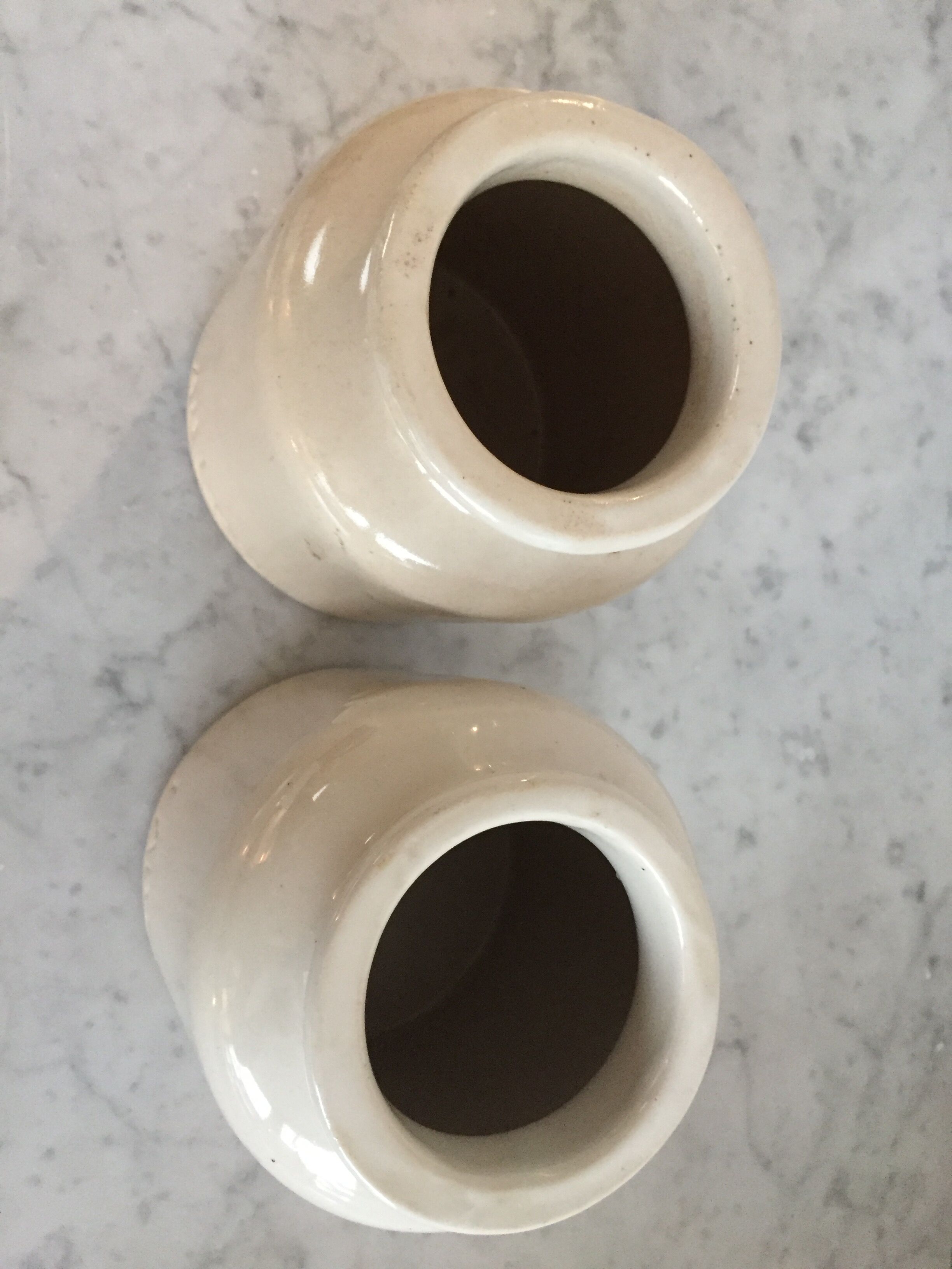 Ancient mustard pots made of sandstone