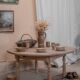 Round coffee table
