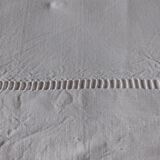 Old monogrammed mestizo sheet LC art deco style