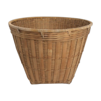 Old rattan basket