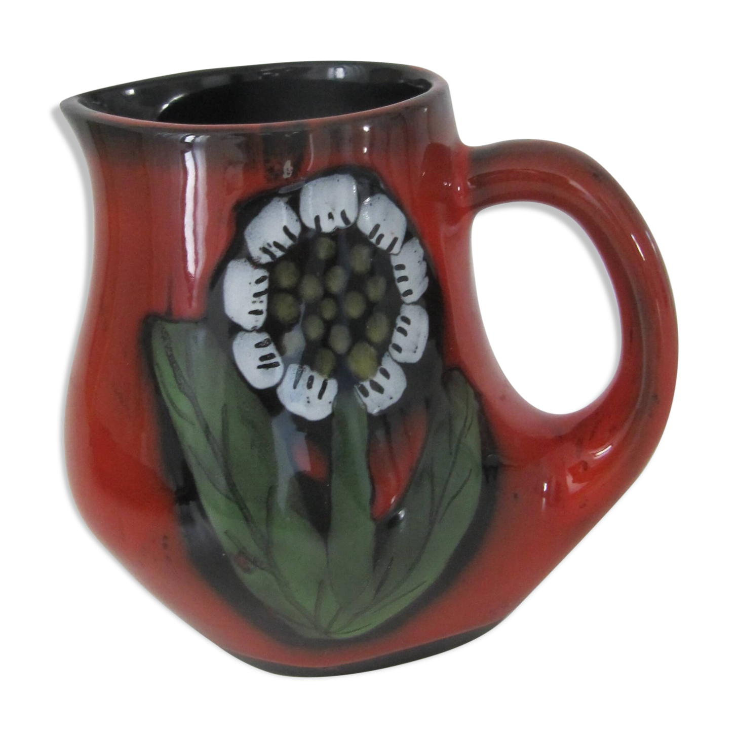 Vintage Bresse ceramic pitcher