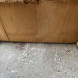 Louis XVI style living room in gilded wood. Napoleon III period