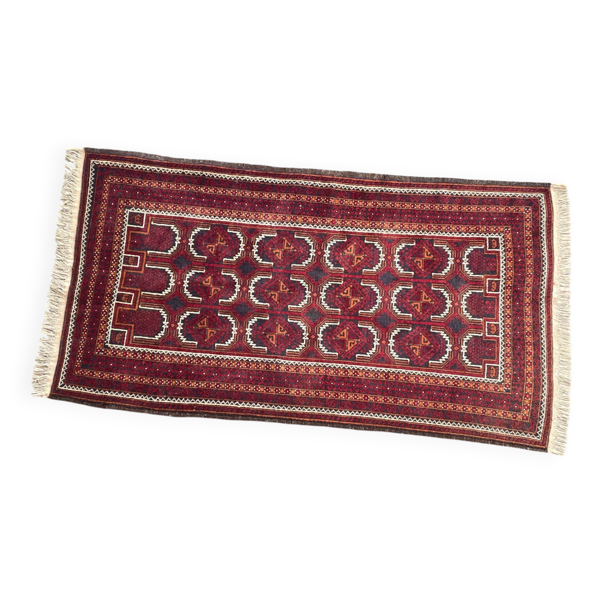 Tapis artisanal vintage - 102cm x 204cm