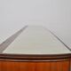 Mahogany, Pearwood, Brass & Marbled Back-Lacquered Glass Top Sideboard with Mirror from F.lli Rigamo