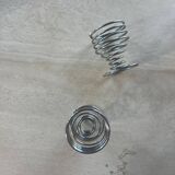 Vintage egg cups with springs