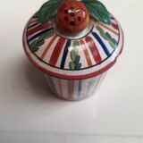 Small mustard pot signed AR-A in ceramic