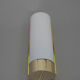 Brass and opaline glass wall lamp, glashutte limburg, 1970s