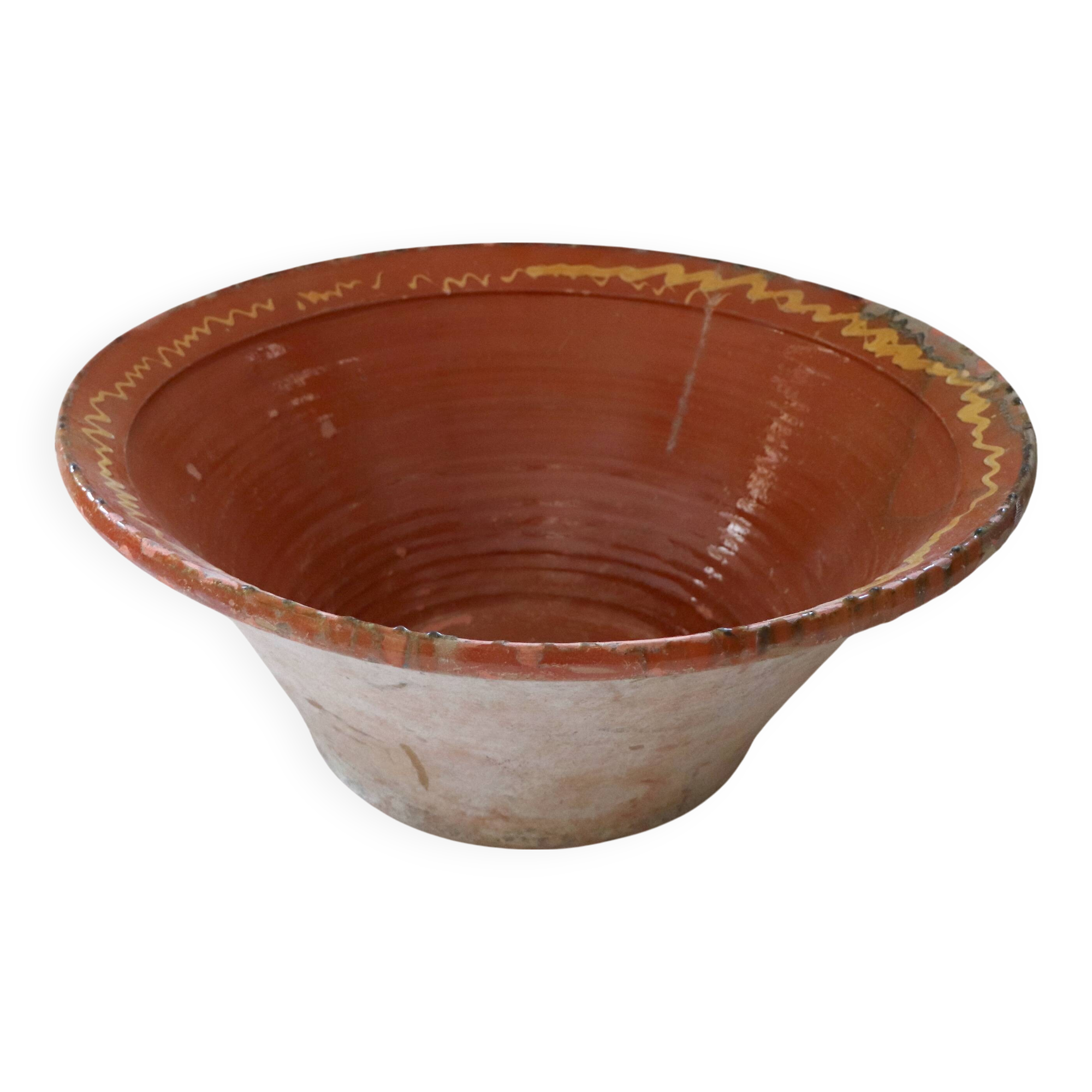 Large Lebrillo Pottery Minorca Spain 19th century