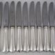 Ravinet d'Enfert, Ercuis Brantome set of 20 knives, 10 dinner knives + 10 dessert knives.