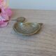 Small carved brass duck ashtray, duck pocket ashtray