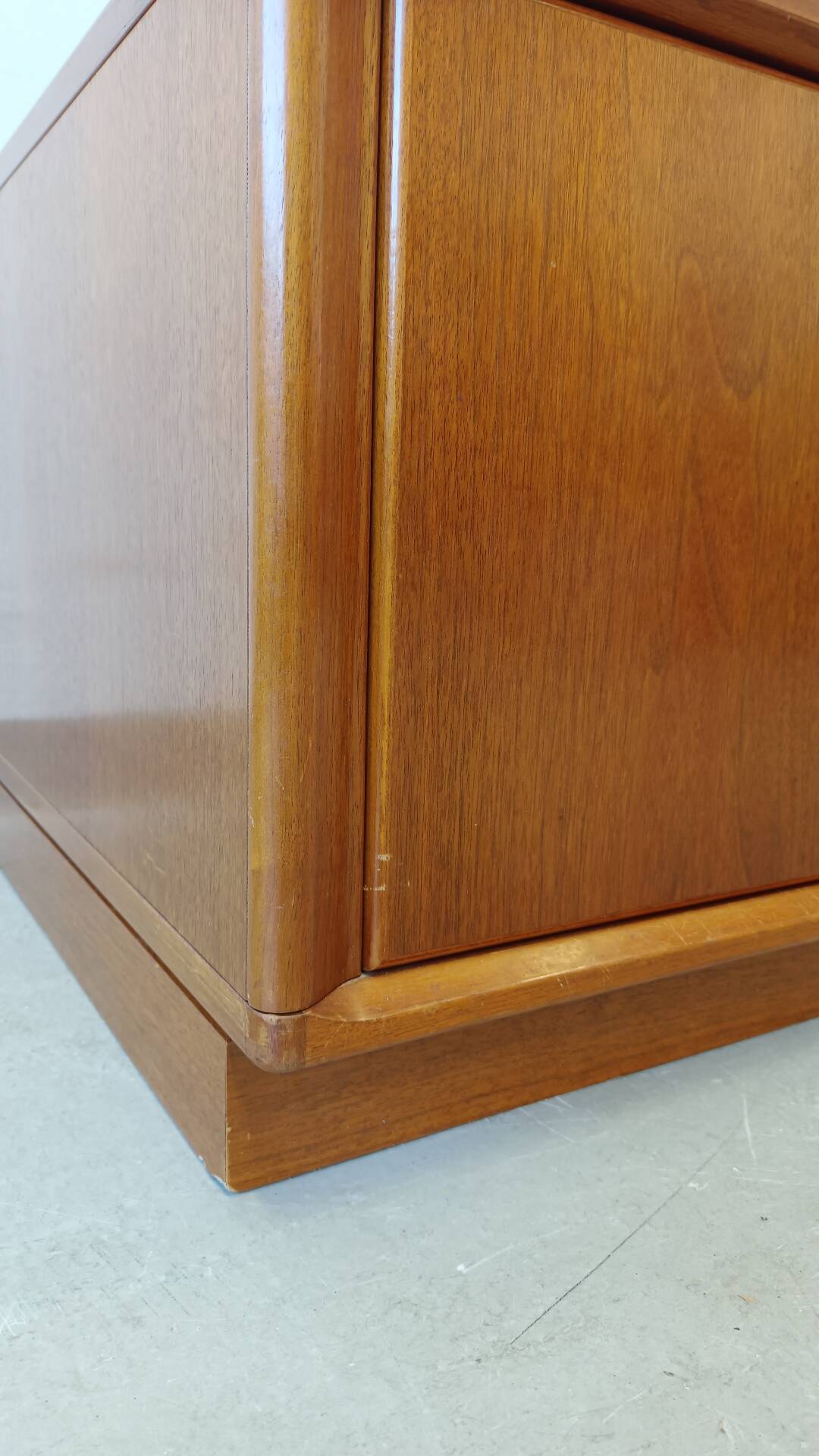 Low teak chest