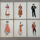 Lithographie costumes nationaux - Champagne