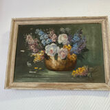 Tableaux Hst fleurs signé Jul. Carlier