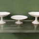 Set of 3 Art Deco compotes Balleroy Frères, Limoges