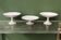 Set of 3 Art Deco compotes Balleroy Frères, Limoges