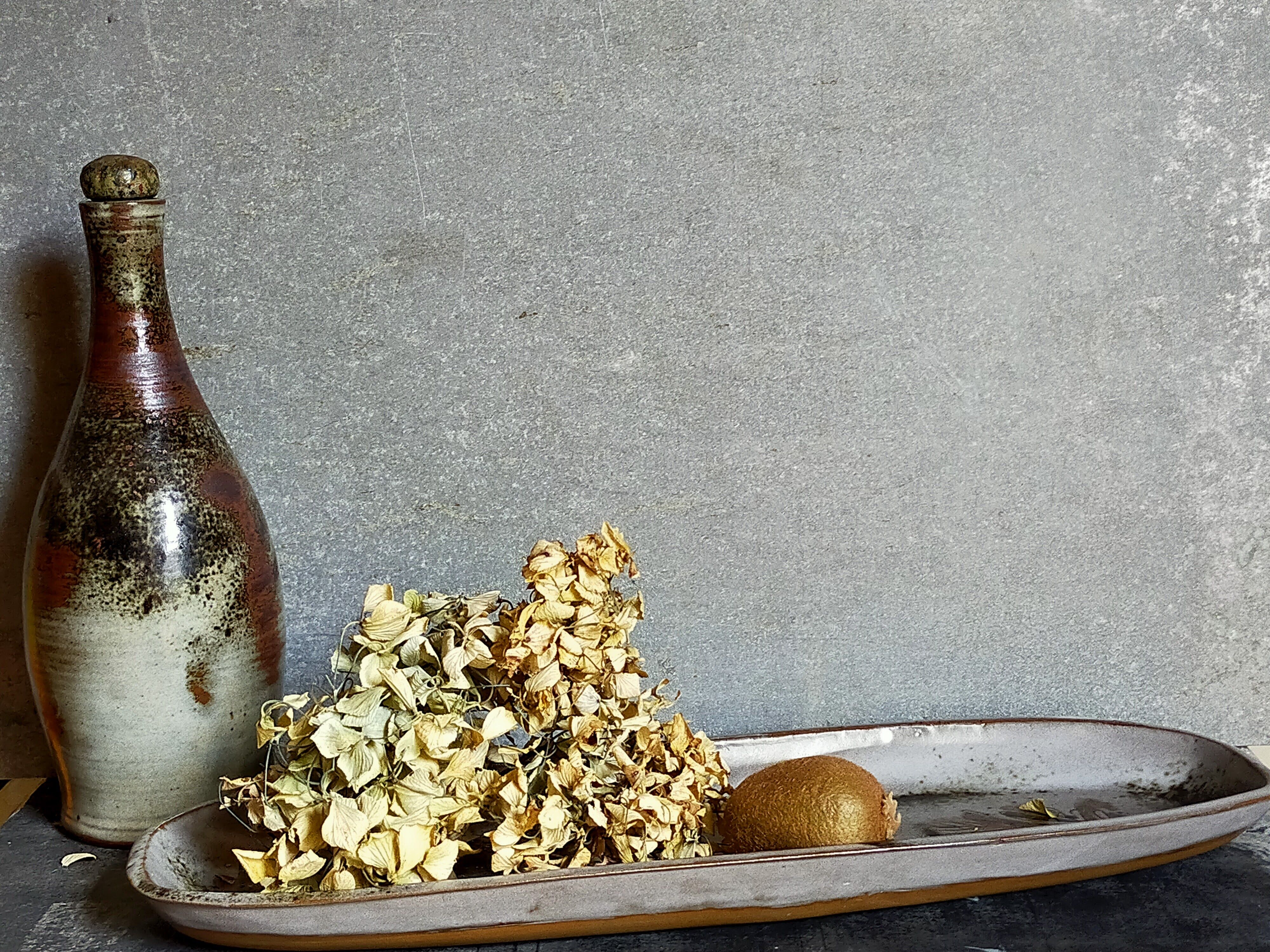 60s ceramic potter oval dish