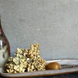 60s ceramic potter oval dish