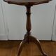 Vintage wooden pedestal table