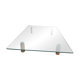 Glass coffee table