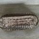 Silver-plated metal bread basket