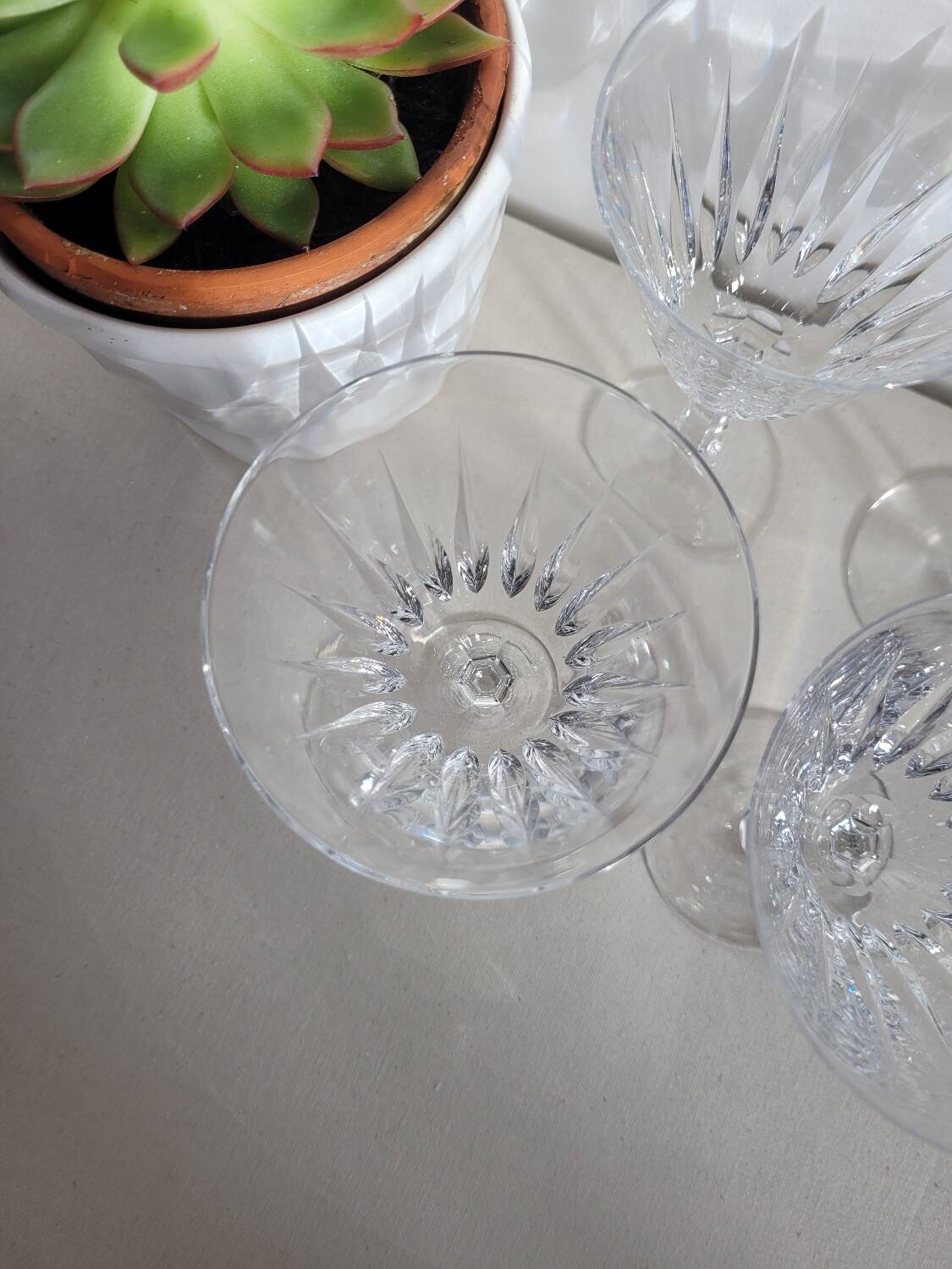 Set of 4 Villeroy and Boch water glasses