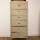 Vintage chiffonier revisited in Artichoke Cream