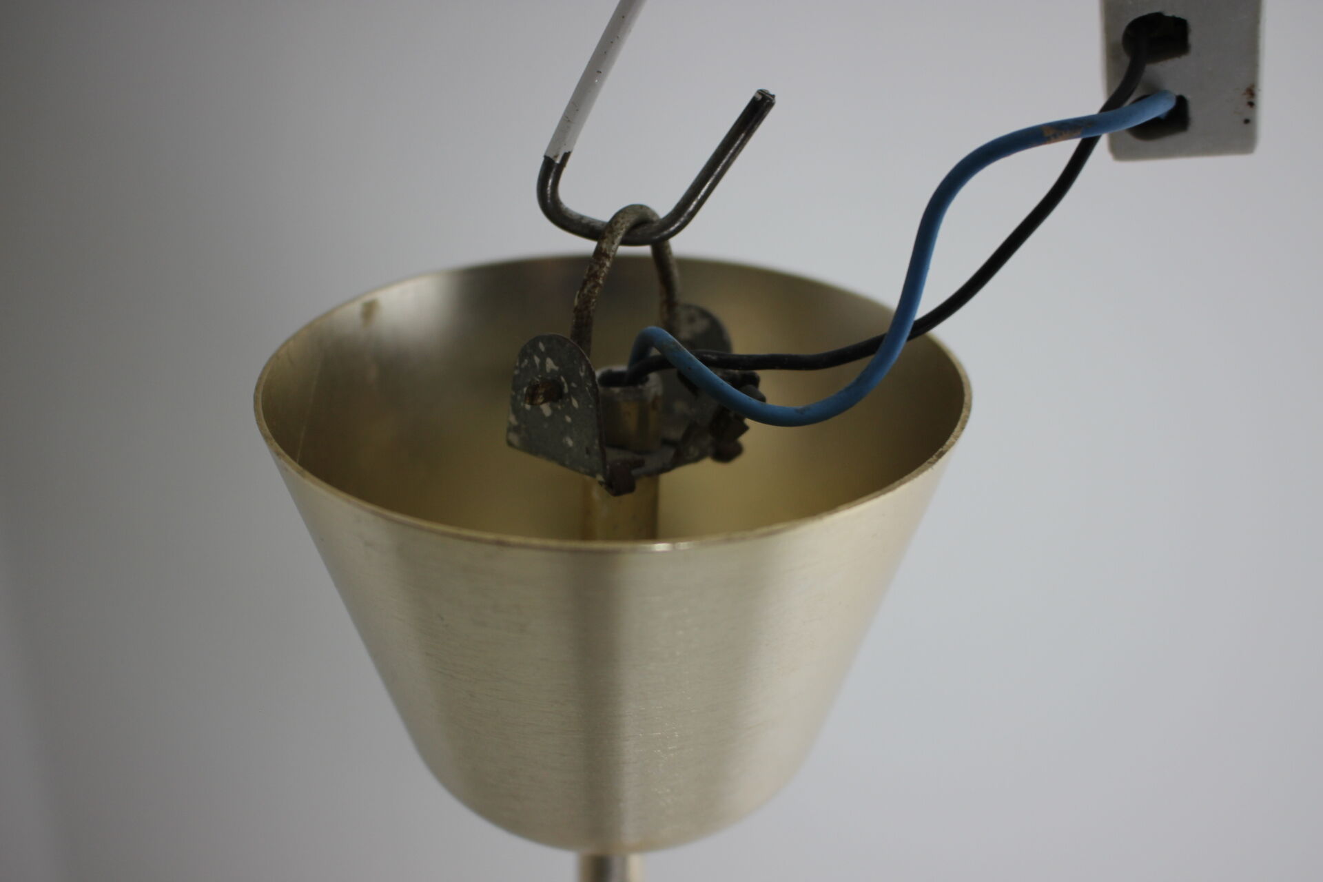 Mid-century glass pendant Czechoslovakia, 1970's