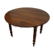 Table ronde en noyer