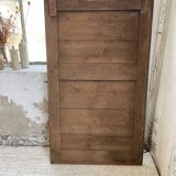 Late 19th XL wooden mirror