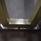 Vintage Chrome and Brass Dining Table by Zevi, Italy, 1970s