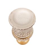 Vase en céramique dorée Lucien Brisdoux