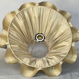 Old lampshade in petticoat silk