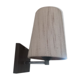 Vintage scandinavian wooden wall lamp