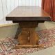 1970s mahogany monastery table - L=2m W=80cm H=75cm