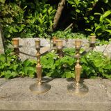 Paire de bougeoirs style empire