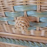 Commode osier/rotin/bois