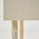 White painted nightstand with three drawers