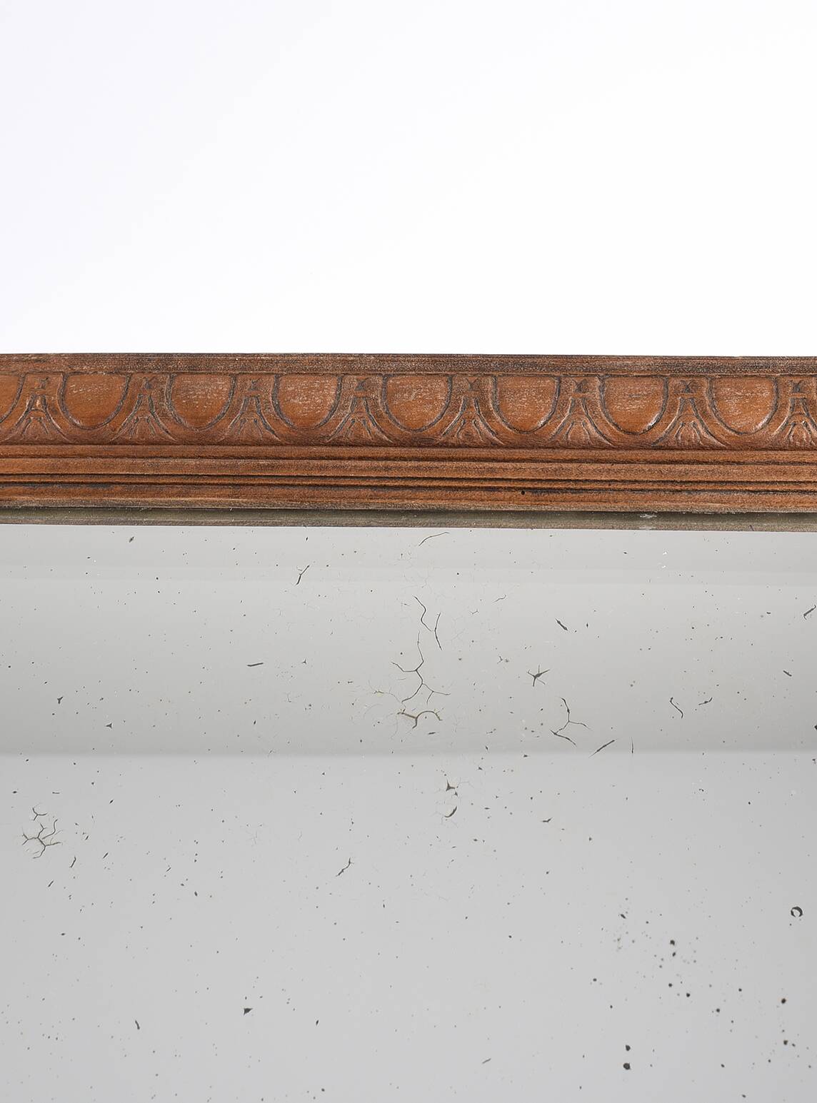 Large rectangular mirror, vintage art deco, dated 1926