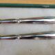 Art Deco salad cutlery in silver-plated metal and horn