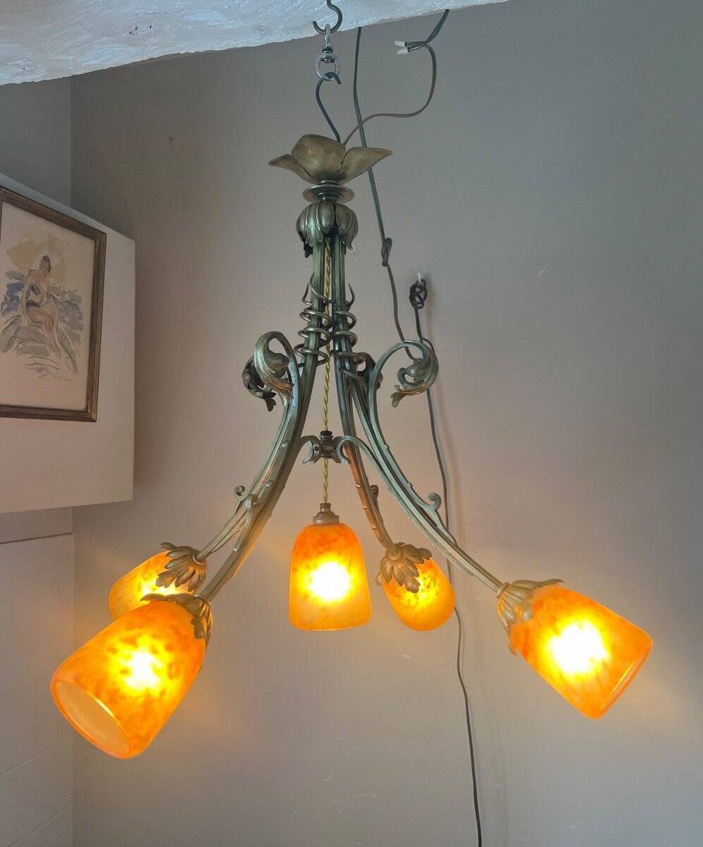Lustre Art Nouveau Daum