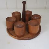 Set of 6 Danish vintage style set set set 1960s