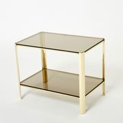 Bronze side table signed J.T. Lepelletier for Broncz circa 1960