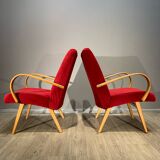 Paire de fauteuils jitona vintage